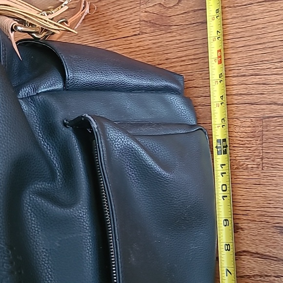 Milkmaid Black and Tan Backpack Diaper Bag - Picture 10 of 13